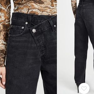 Agolde upsized criss cross jean